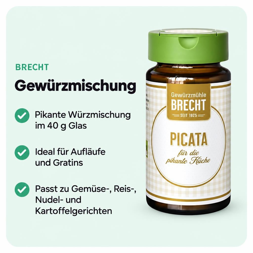 Pikante Würze für herzhafte Aufläufe, Gratins und viele weitere Gerichte.