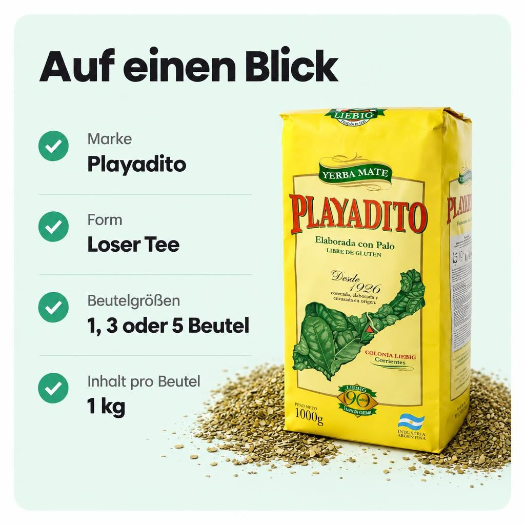 Playadito - Mate Tee aus Argentinien ab 1kg – Bild 3