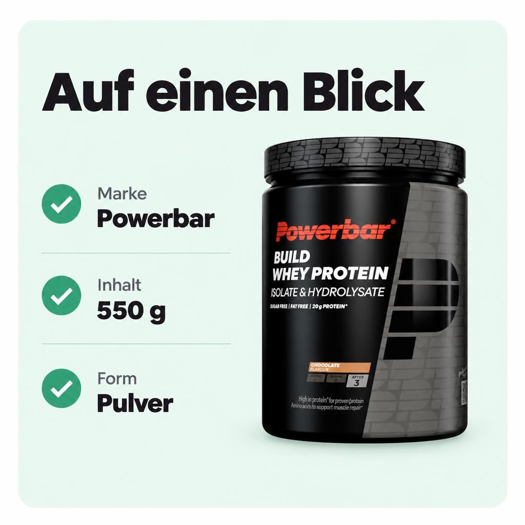 Powerbar Black Line Build Whey Protein, 550 g – Bild 3