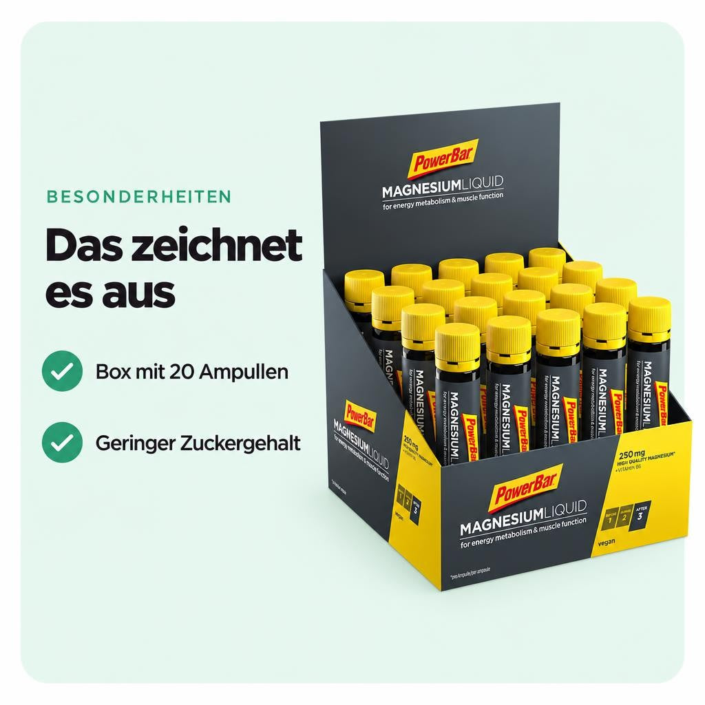 Powerbar Caffeine Boost 20 x 25ml Ampullen Shot – Bild 5