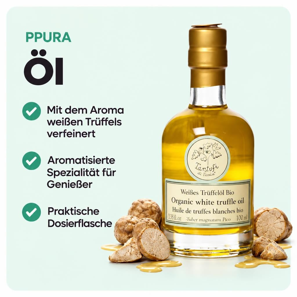 PPURA Olivenöl mit weißem Trüffel (ab 100 ml) – Bild 2