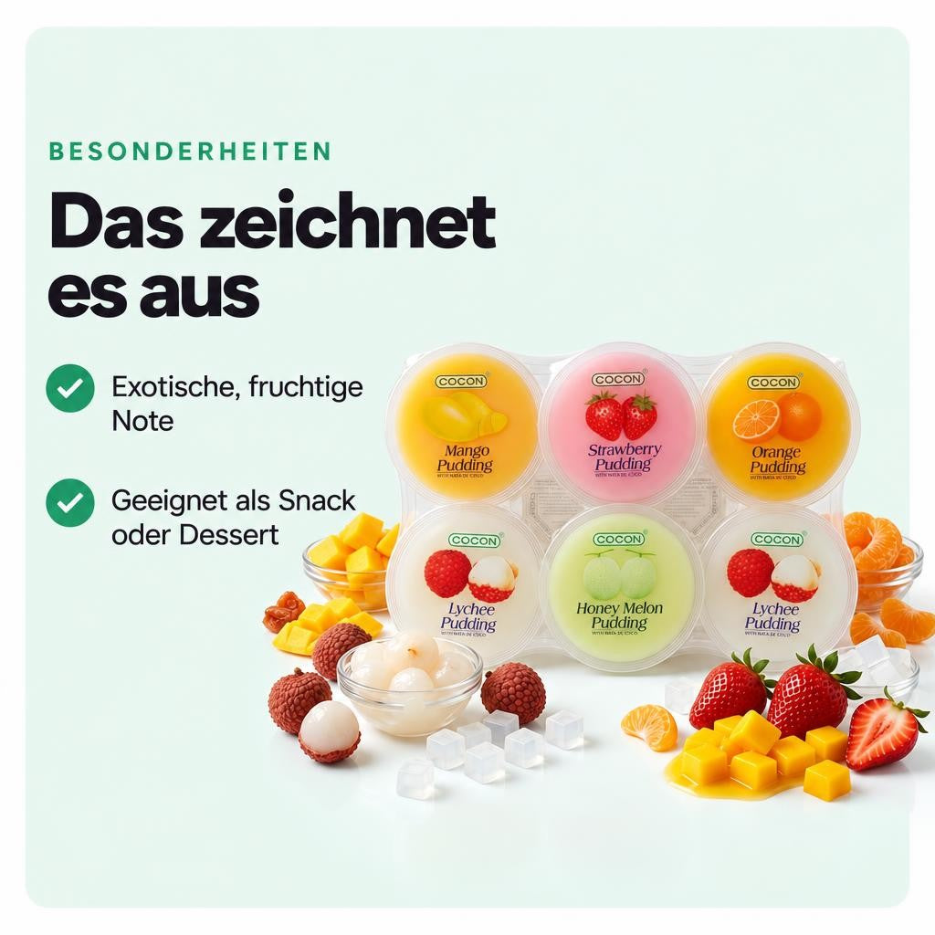 Cocon Pudding Fruchtgeschmack - 480g – Bild 5