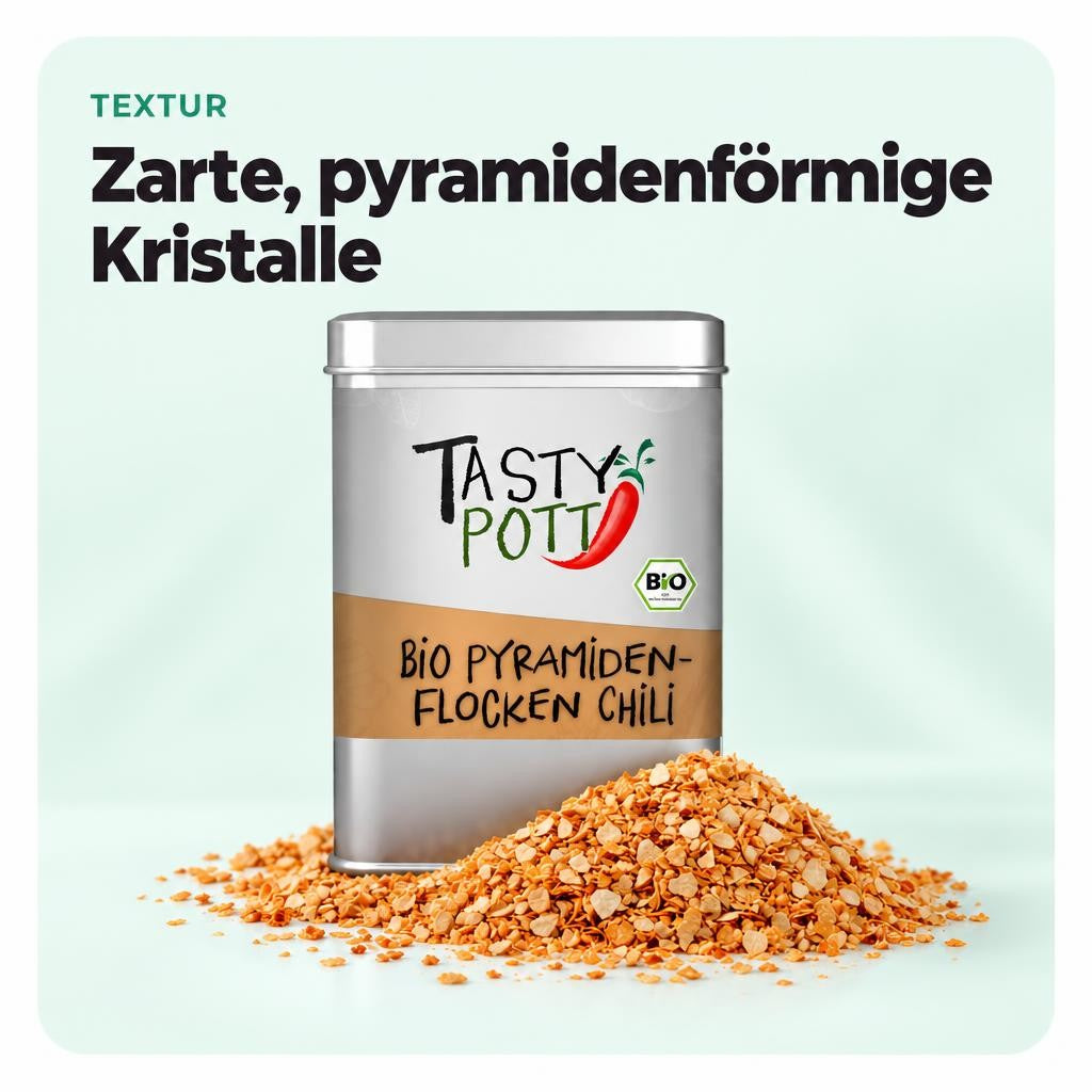 Tasty Pott Pyramiden Salz Flocken Chili - 85g Dose – Bild 4
