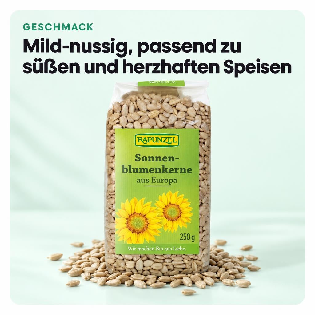 Rapunzel Bio Sonnenblumenkerne - 500g – Bild 4
