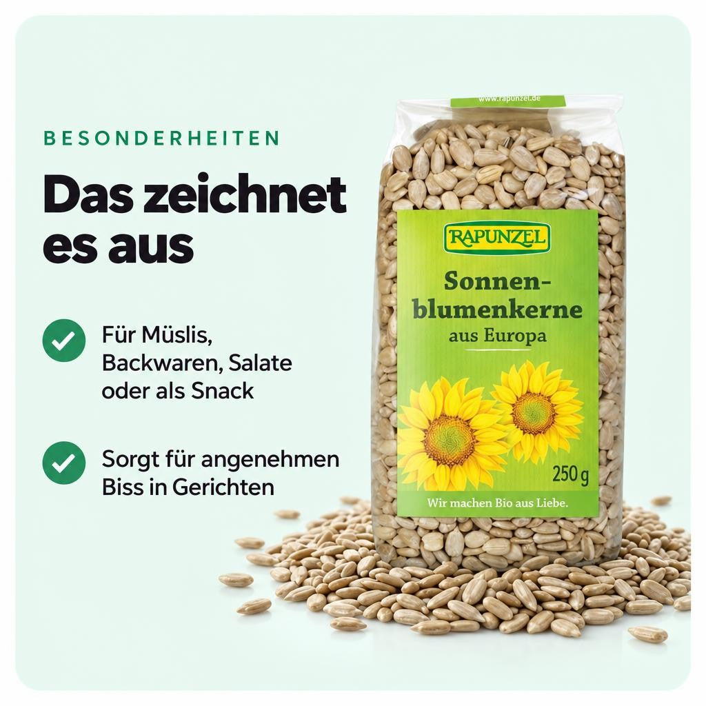 Mild-nussig, passend zu süßen und herzhaften Speisen