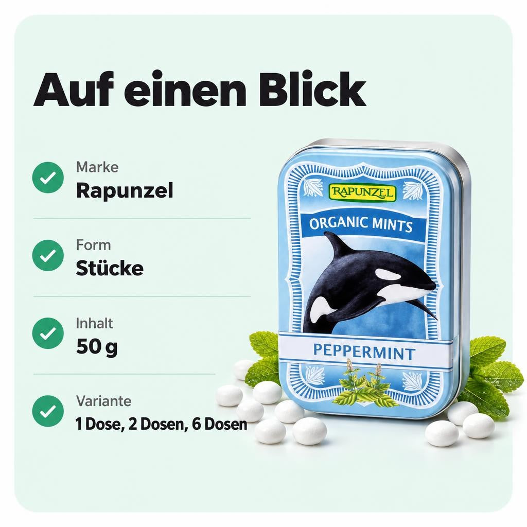 Rapunzel Organic Mints Pfefferminze - 50g – Bild 3
