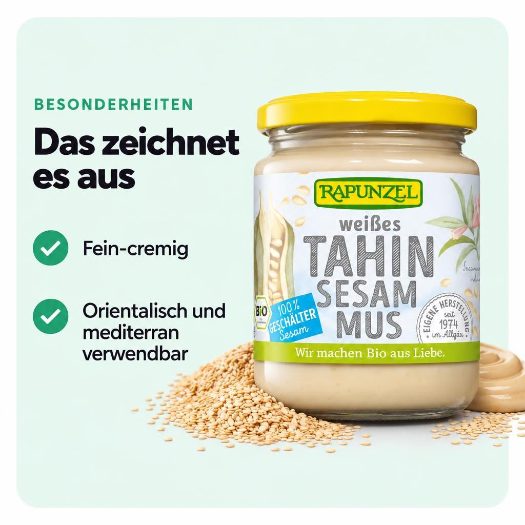 Rapunzel Tahin - Sesammus - 500g – Bild 5