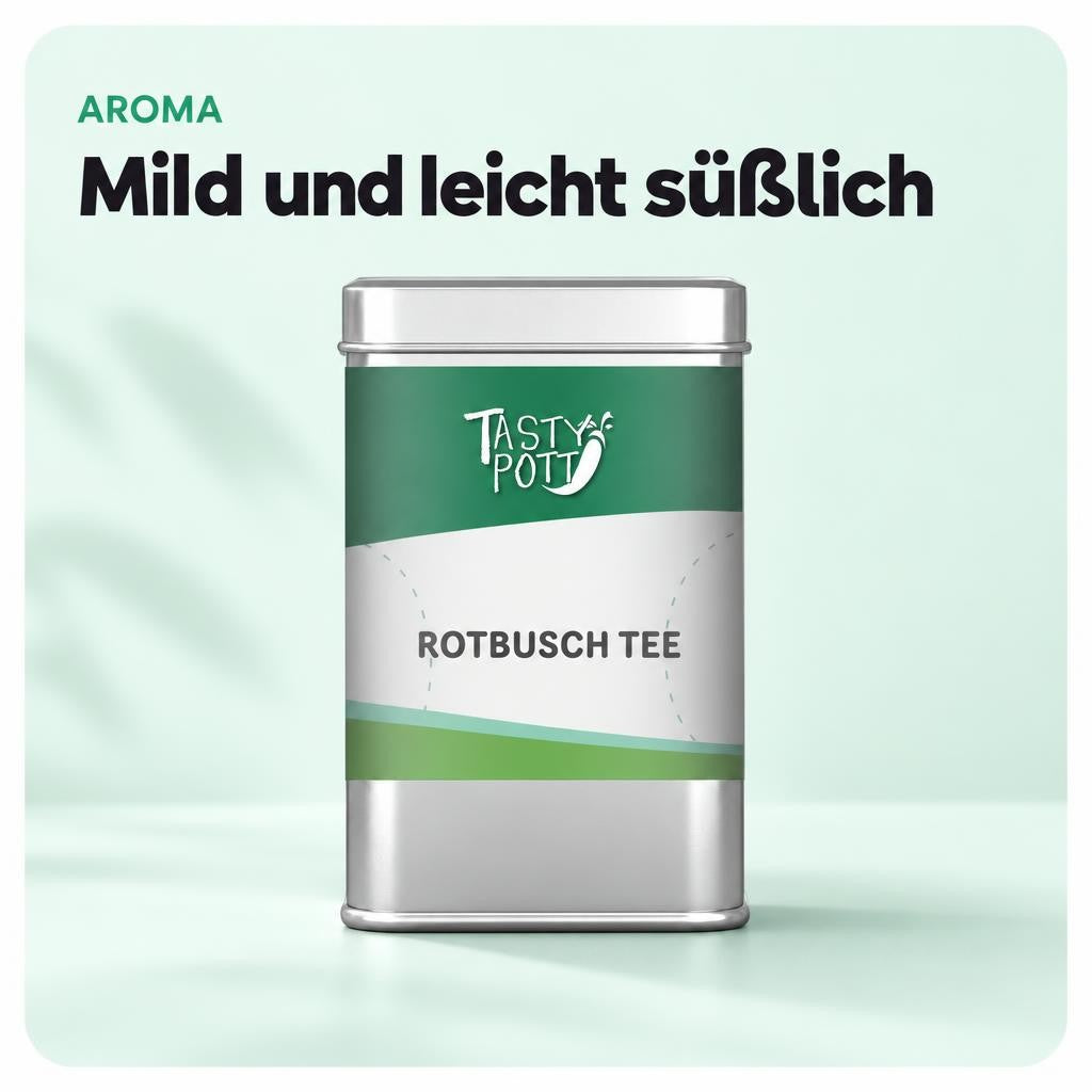 Rotbuschtee - milder Rooibos Tee - 50g Dose von Tasty Pott – Bild 4