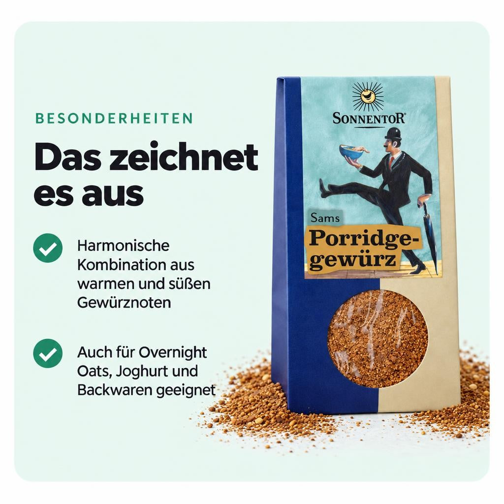 Speziell für Porridge und ähnliche Rezepte entwickelt