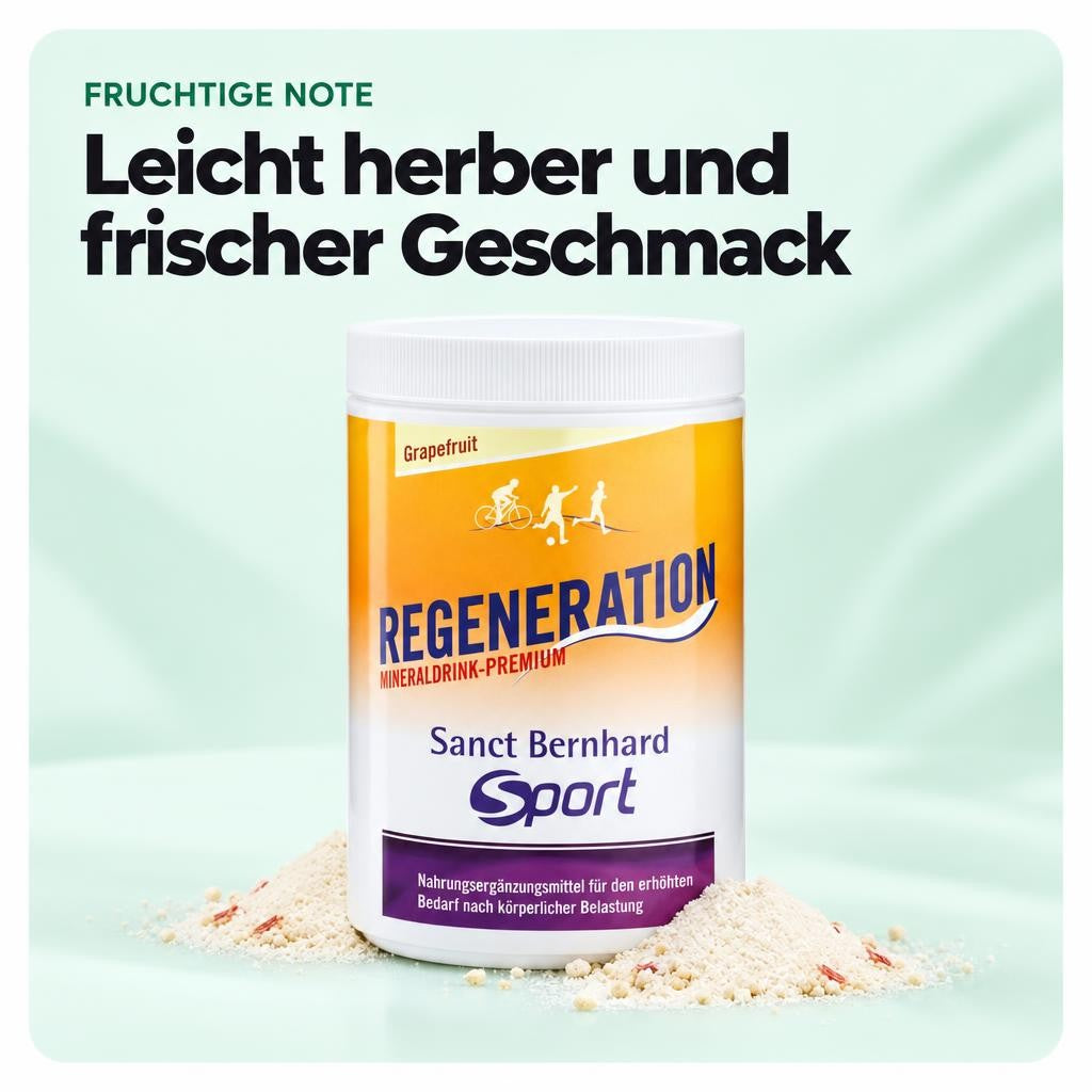 Sanct Bernhard Sport Regeneration Mineraldrink Grapefruit 750g – Bild 4