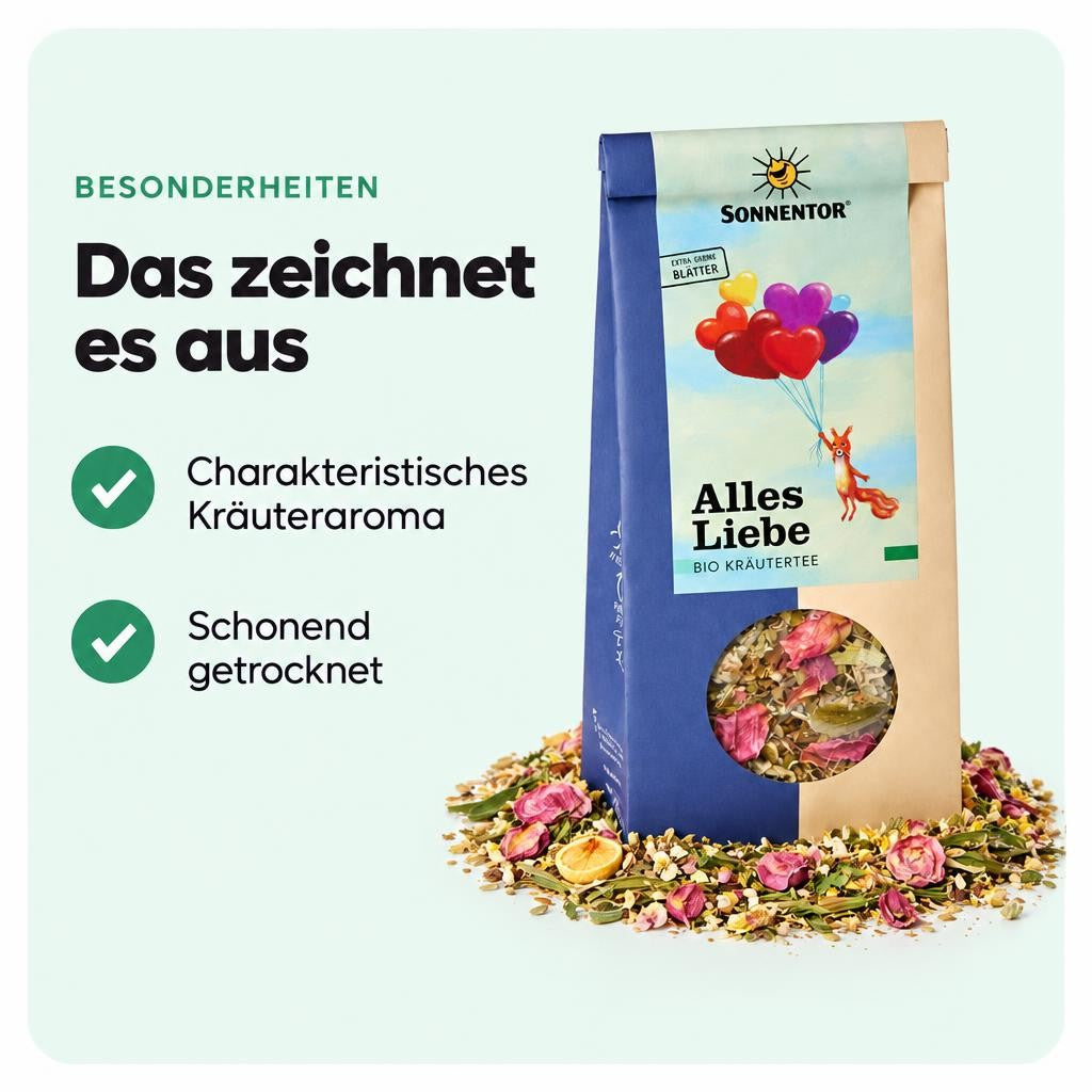 Sonnentor Bio Alles Liebe Kräutertee lose - 50g – Bild 5