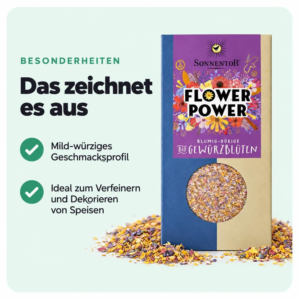 Sonnentor Bio Flower Power Gewürzblüten (2x35g) – Bild 5