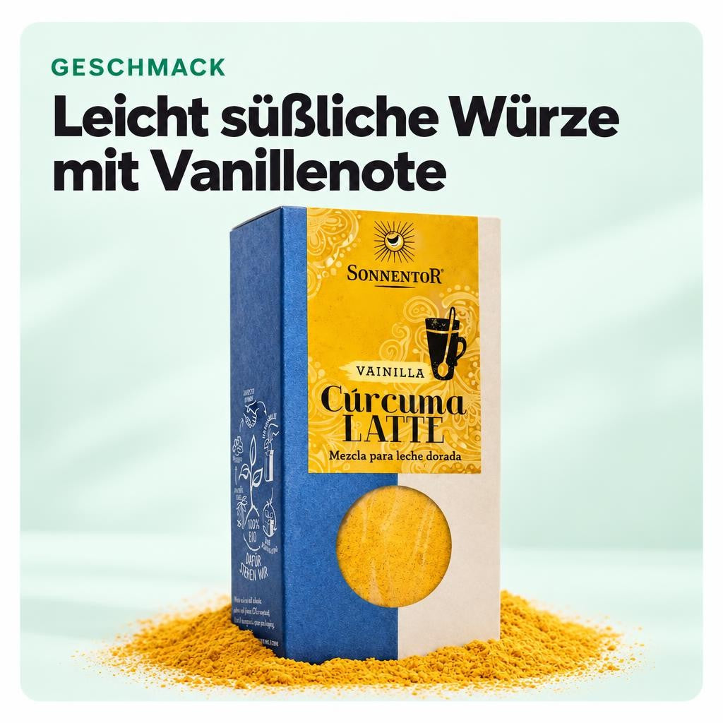 Sonnentor Gewürzmischung Kurkuma Latte - Vanilla (3x 60g) – Bild 4