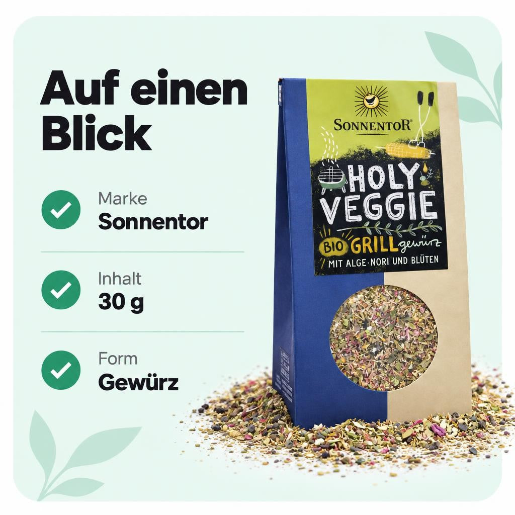 Sonnentor Bio Holy Veggie Grillgewürz ab 30g – Bild 3