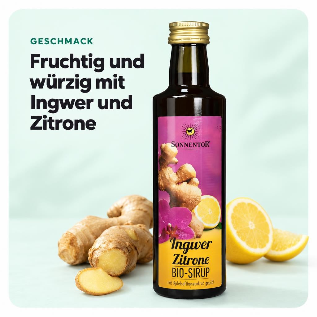 Fruchtig und würzig mit Ingwer und Zitrone