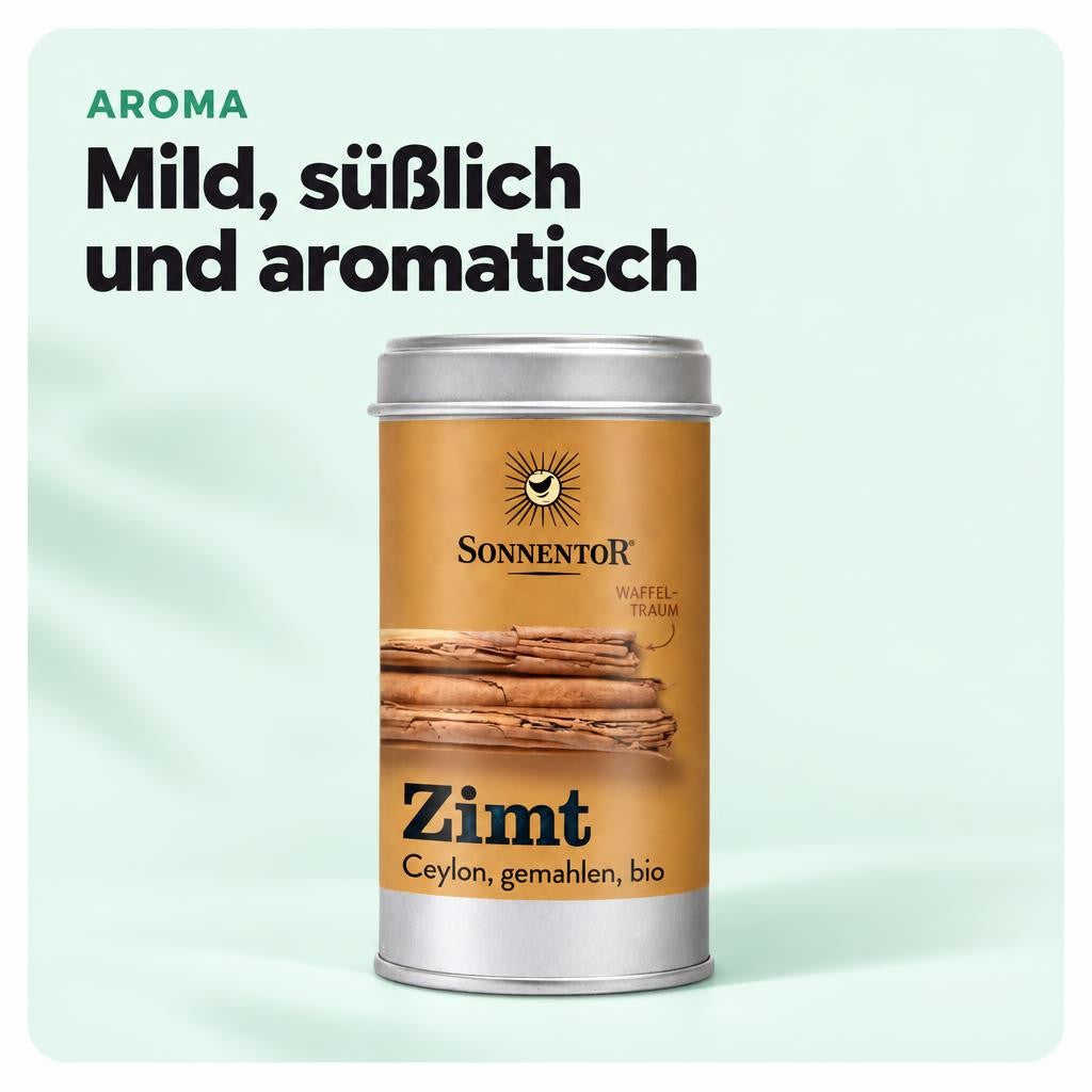 Sonnentor Bio Zimt Ceylon gemahlen - 2x40g – Bild 4