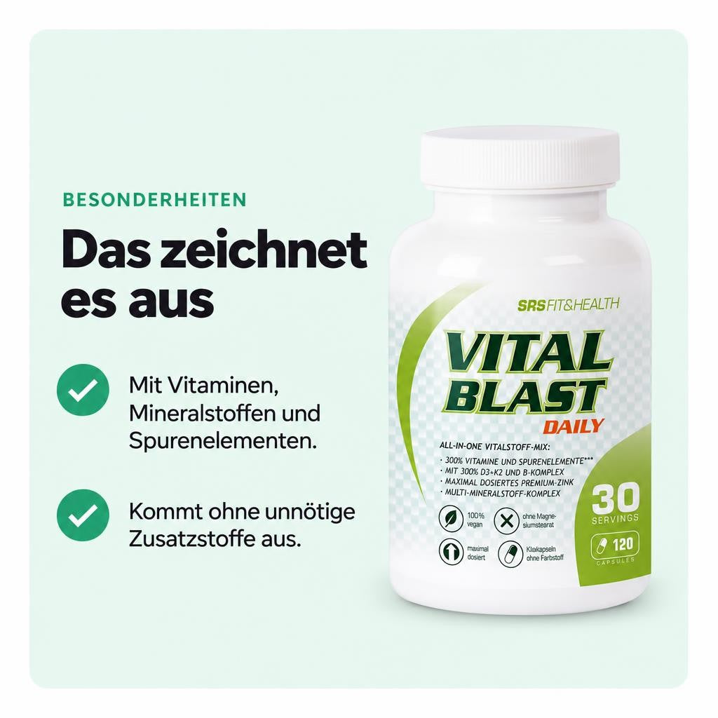SRS Vital Blast Caps - 120 Kapseln – Bild 5