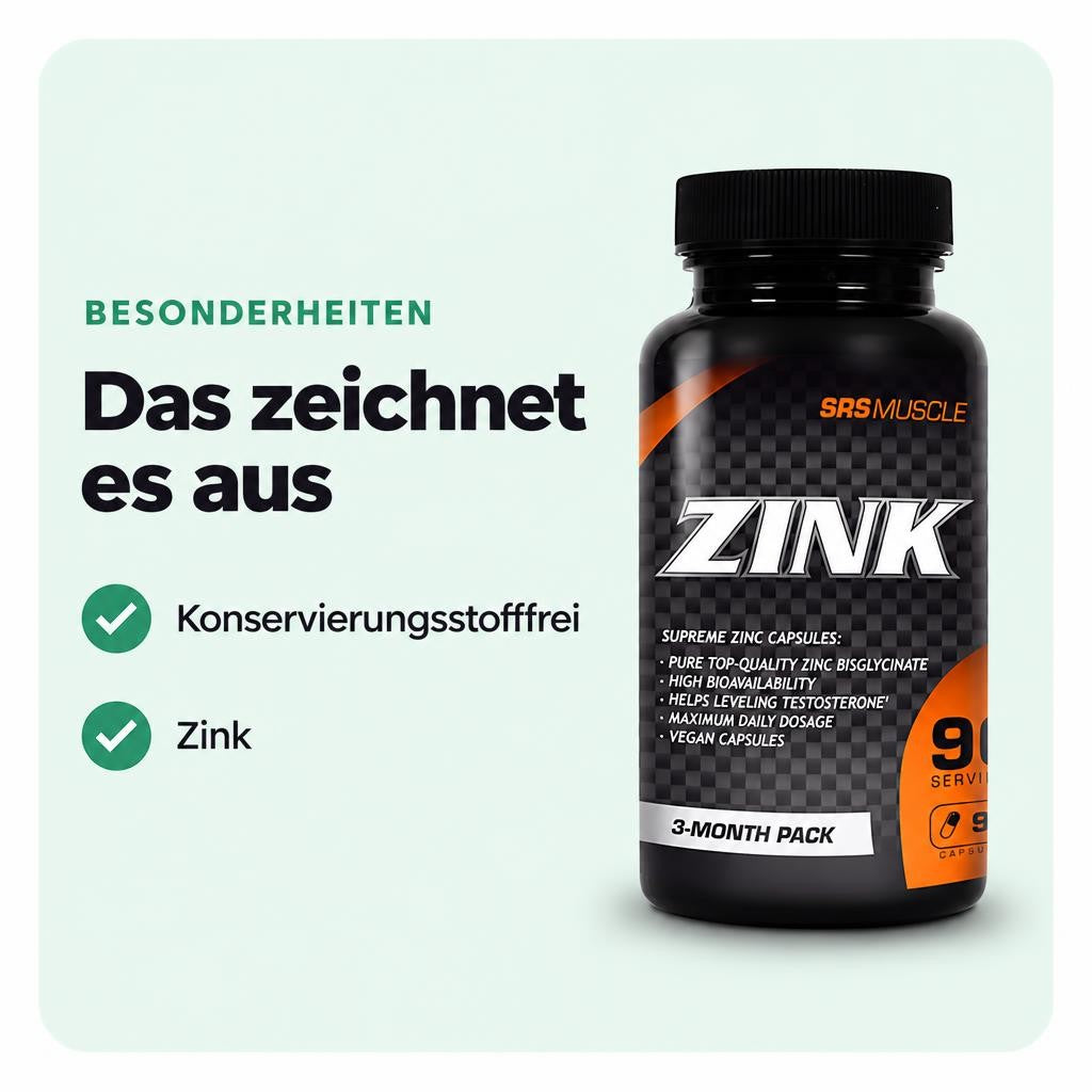 SRS Zink, 90 Kapseln Dose – Bild 5
