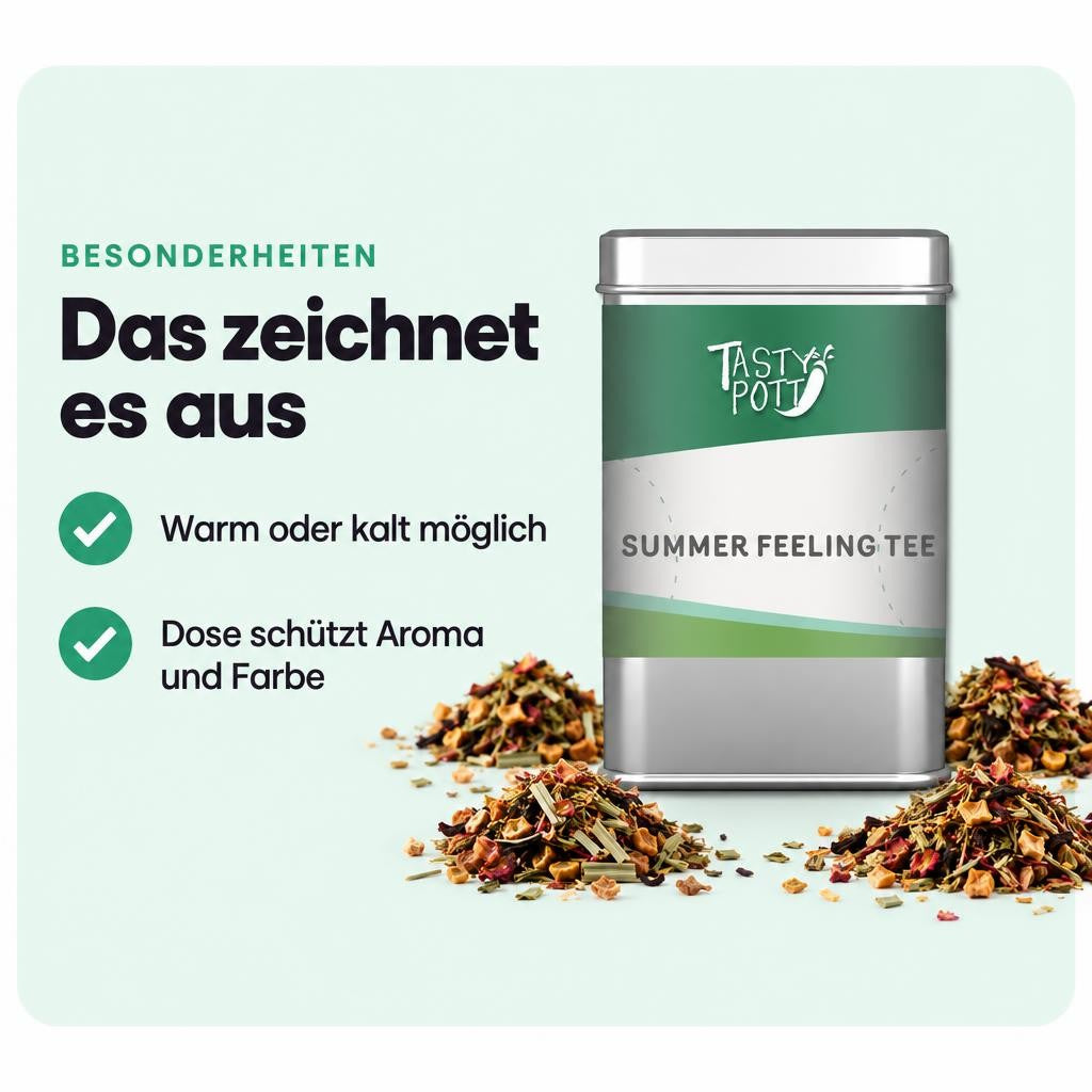 Summer Feeling Tee - Sommertee - 80g Dose von Tasty Pott – Bild 5