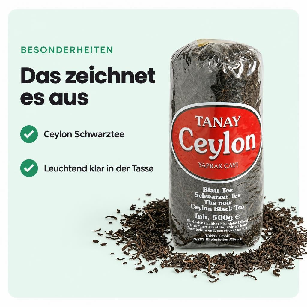 Tanay Ceylon, Schwarzer Tee - 500g – Bild 5