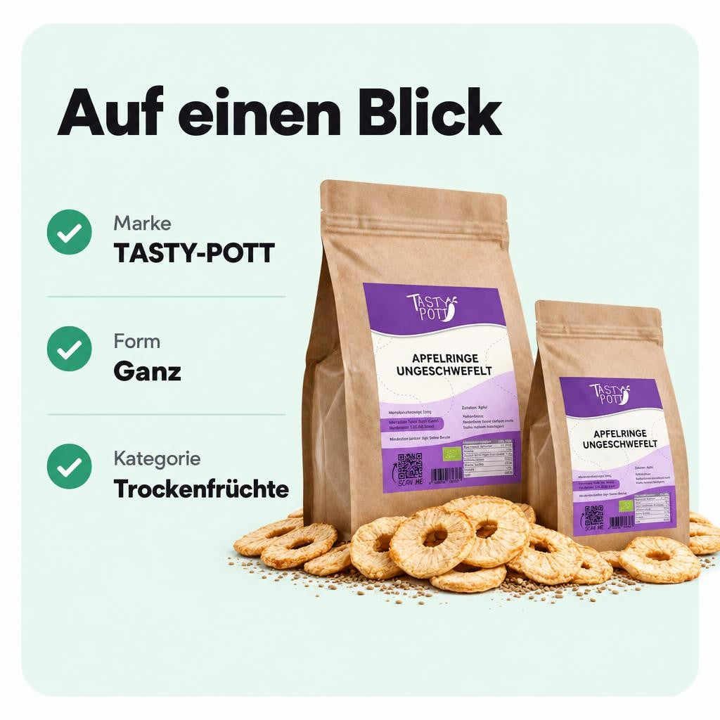 Tasty Pott getrocknete Aprikosen  - im Beutel – Bild 3
