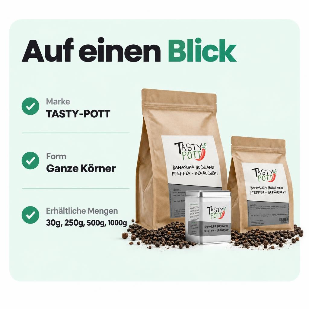 Tasty Pott Banasura Hochlandpfeffer geräuchert - im Beutel – Bild 3