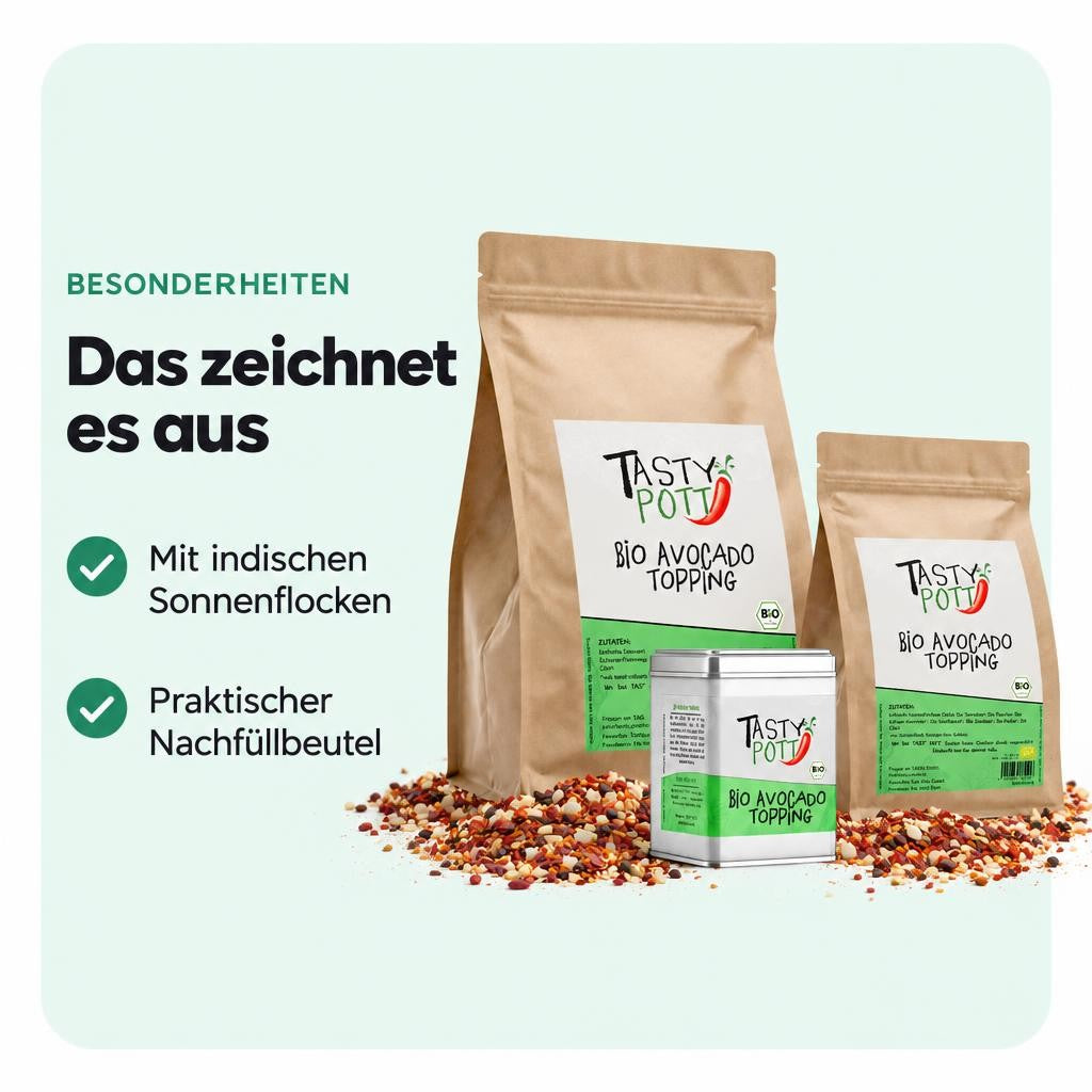 Würzig mit leichter Schärfe und feiner Textur