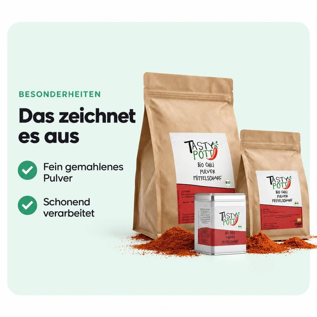Mittlere Schärfe, vielseitig einsetzbar