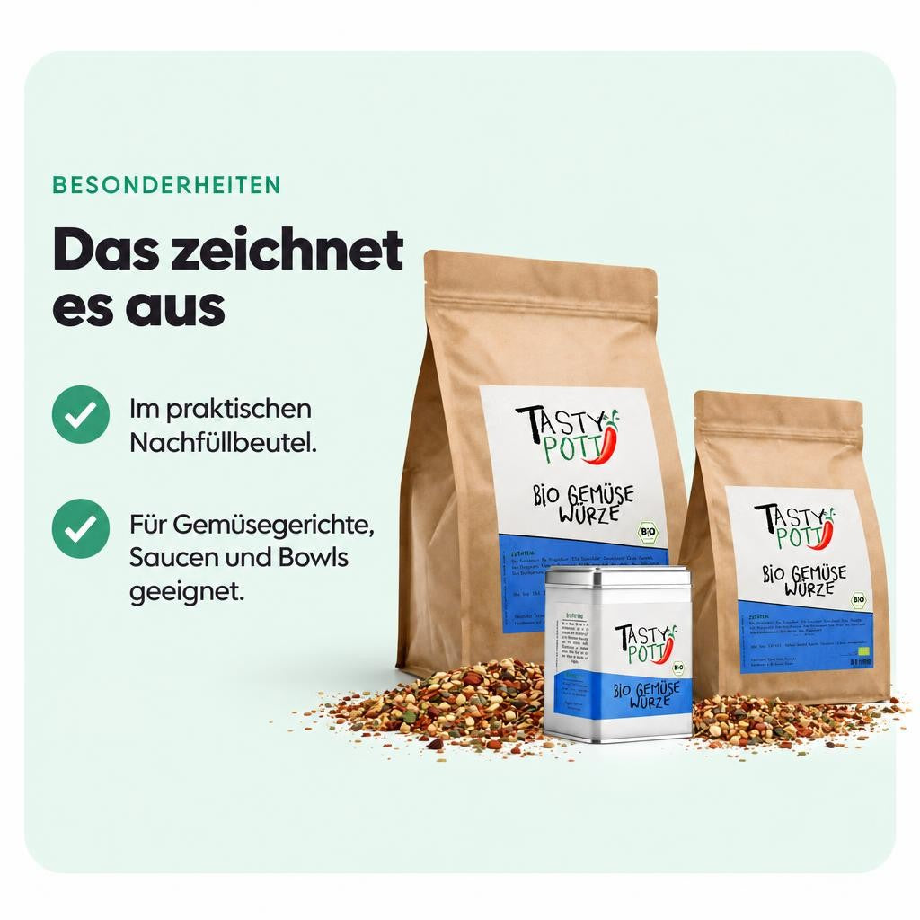Tasty Pott Bio Gemüse Würze - im Beutel – Bild 5
