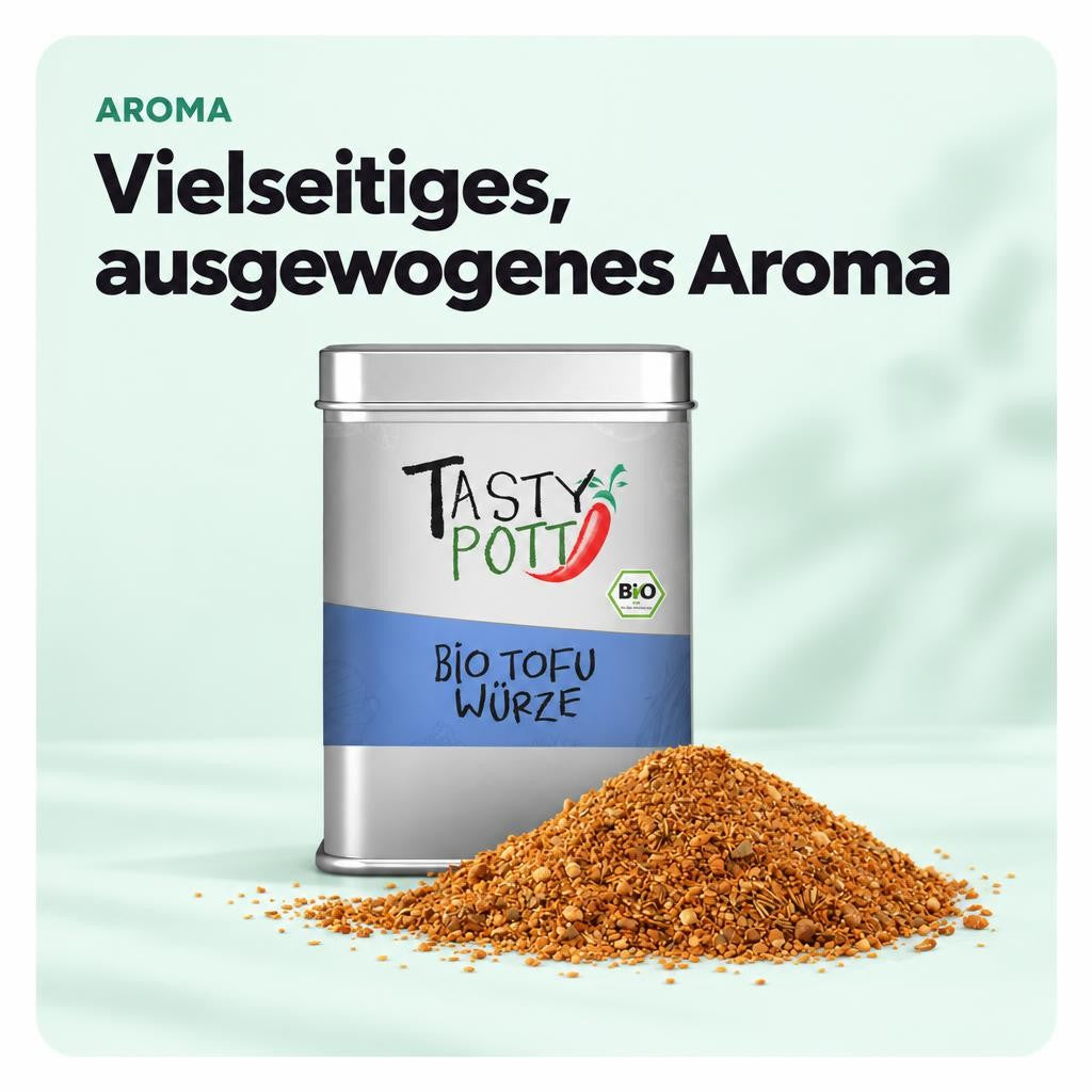 Tasty Pott Bio Tofu Würze - 100g Dose – Bild 4