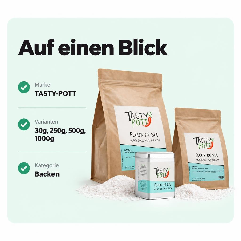 Tasty Pott Fleur de Sel Meersalz- im Beutel – Bild 3