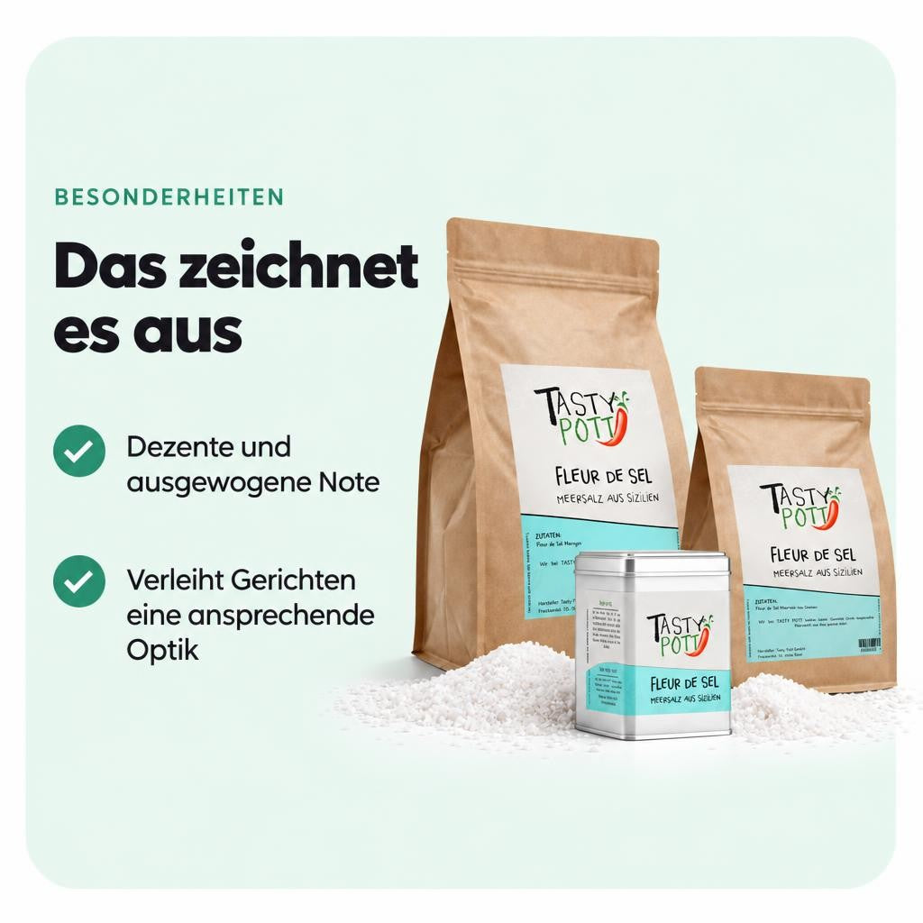Tasty Pott Fleur de Sel Meersalz- im Beutel – Bild 5