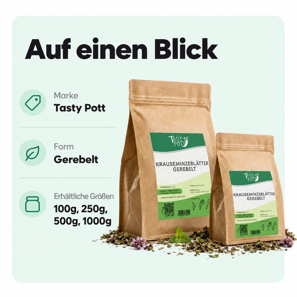 Tasty Pott Krauseminzblätter gerebelt – im Beutel – Bild 3