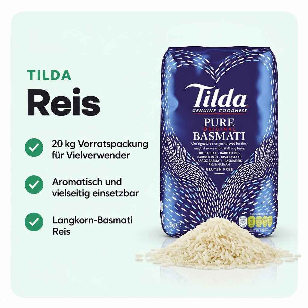 TILDA - Basmati Reis - (20Kg) – Bild 2