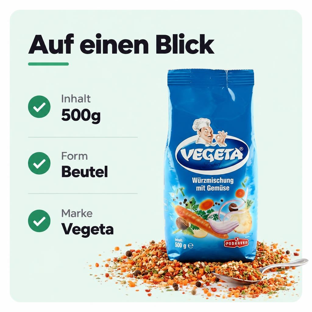 Vegeta Würzmischung mit Gemüse 500g – Bild 3