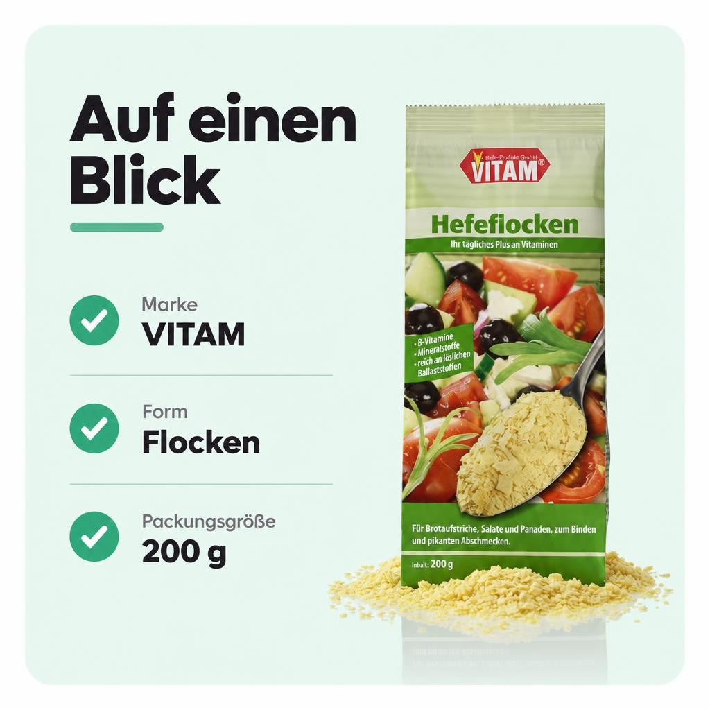 VITAM - R Hefeflocken im Beutel 200g – Bild 3