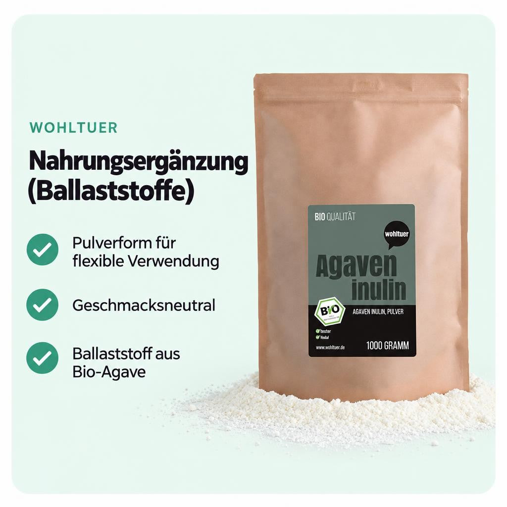 Wohltuer Bio Agaven Inulin - 1kg – Bild 2