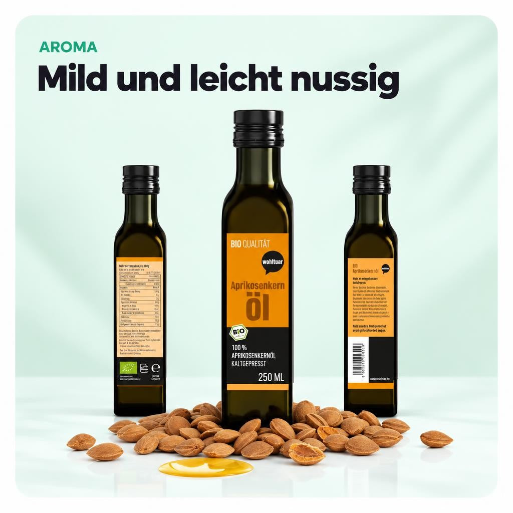 Wohltuer Bio Aprikosenkernöl kaltgepresst - 250ml – Bild 4