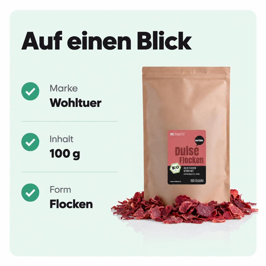 Wohltuer Bio Dulseflocken - 100g – Bild 3