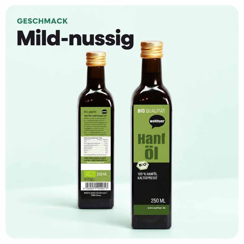 Wohltuer Bio Hanföl kaltgepresst - 250ml – Bild 4