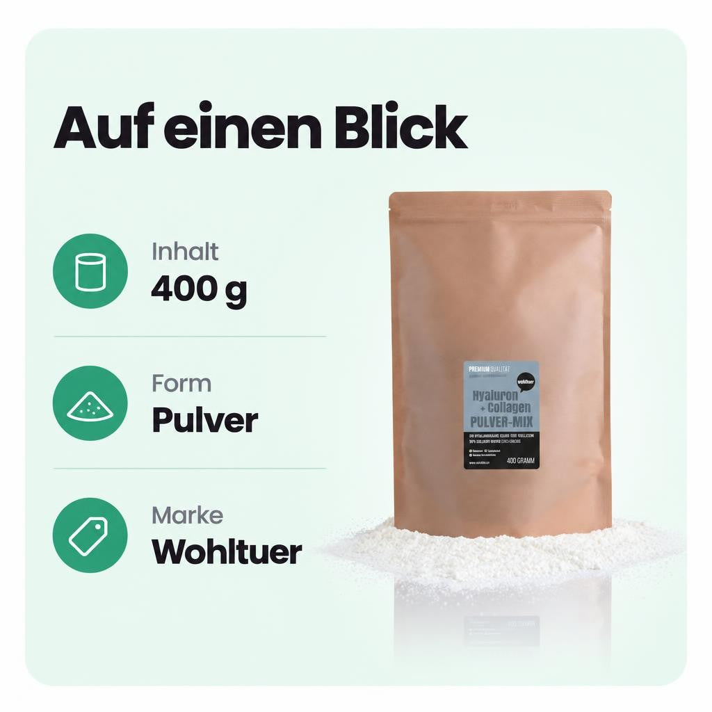 Wohltuer Hyaluron + Collagen Komplex - 400g – Bild 3
