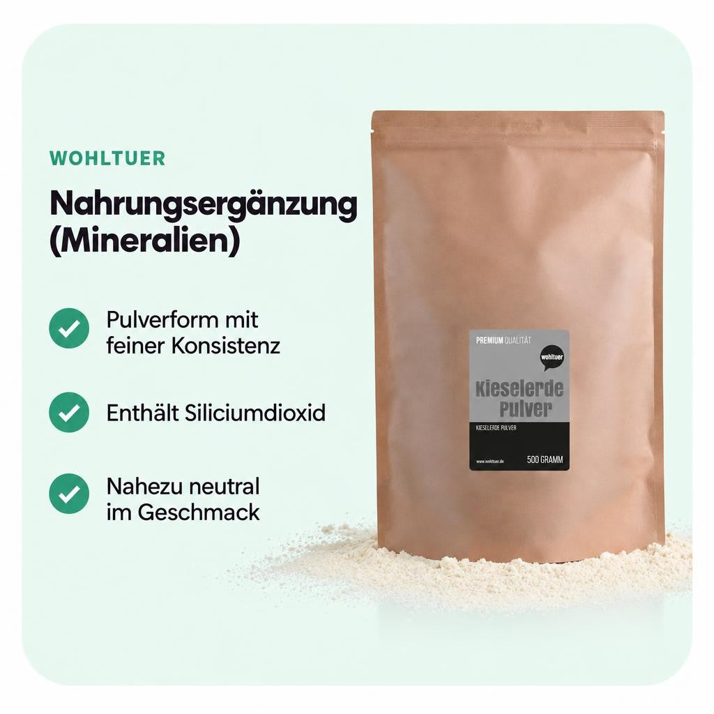 Wohltuer Kieselerde Pulver 500g – Bild 2