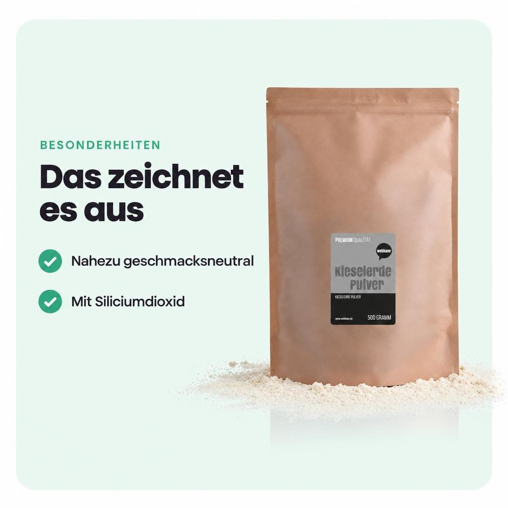 Wohltuer Kieselerde Pulver 500g – Bild 5