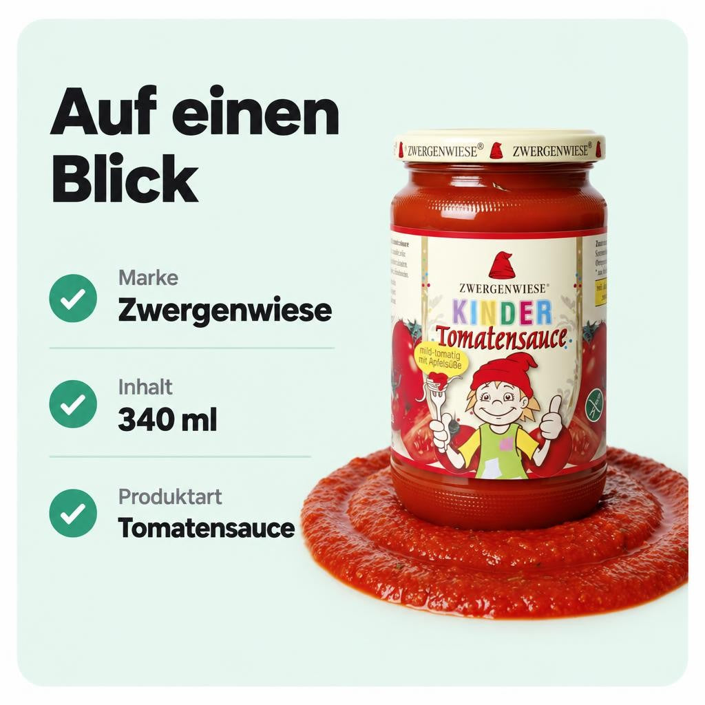 Milder Geschmack und kindgerechte Rezeptur für kleine Genießer.