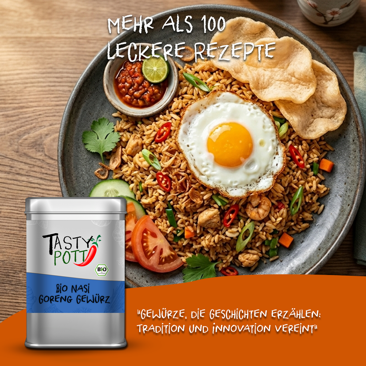 Tasty Pott Bio Nasi Goreng - im Beutel