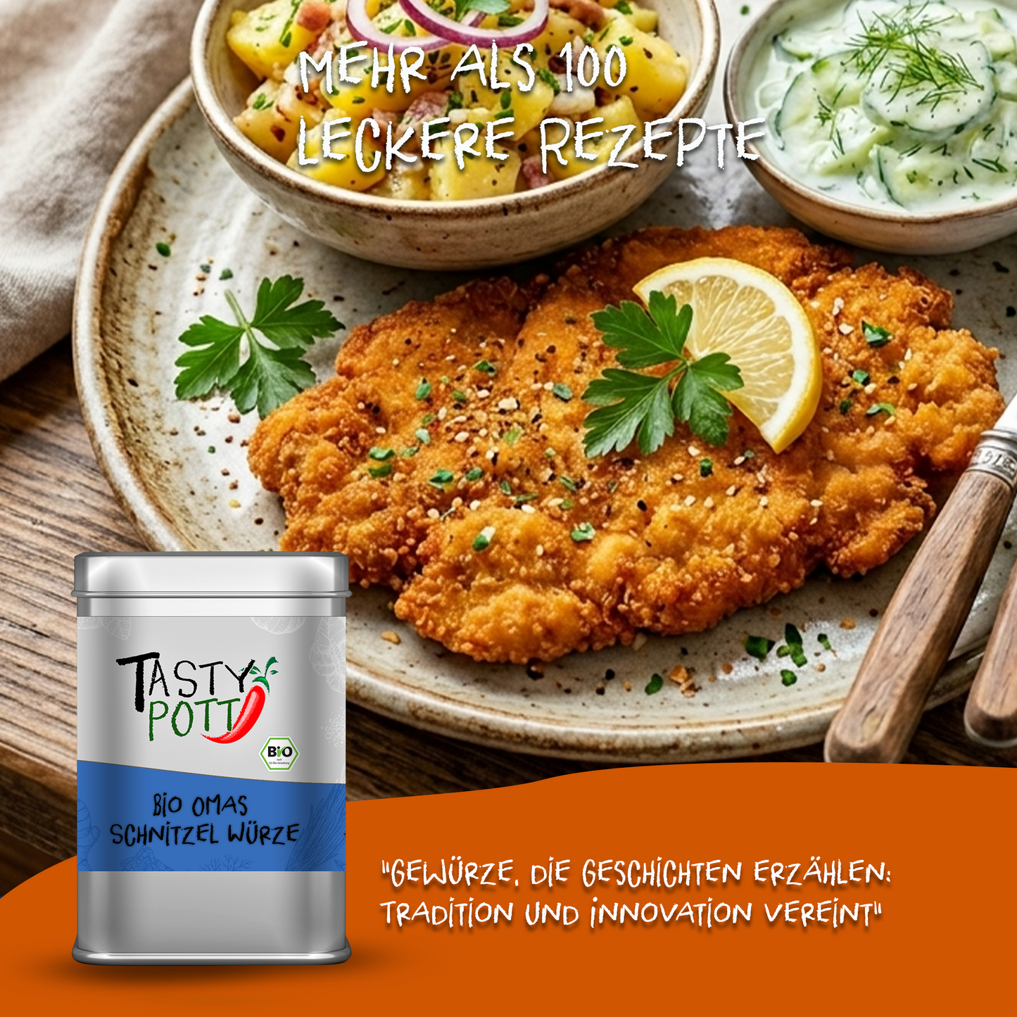 Tasty Pott Bio Omas Schnitzel Gewürzmischung - im Beutel