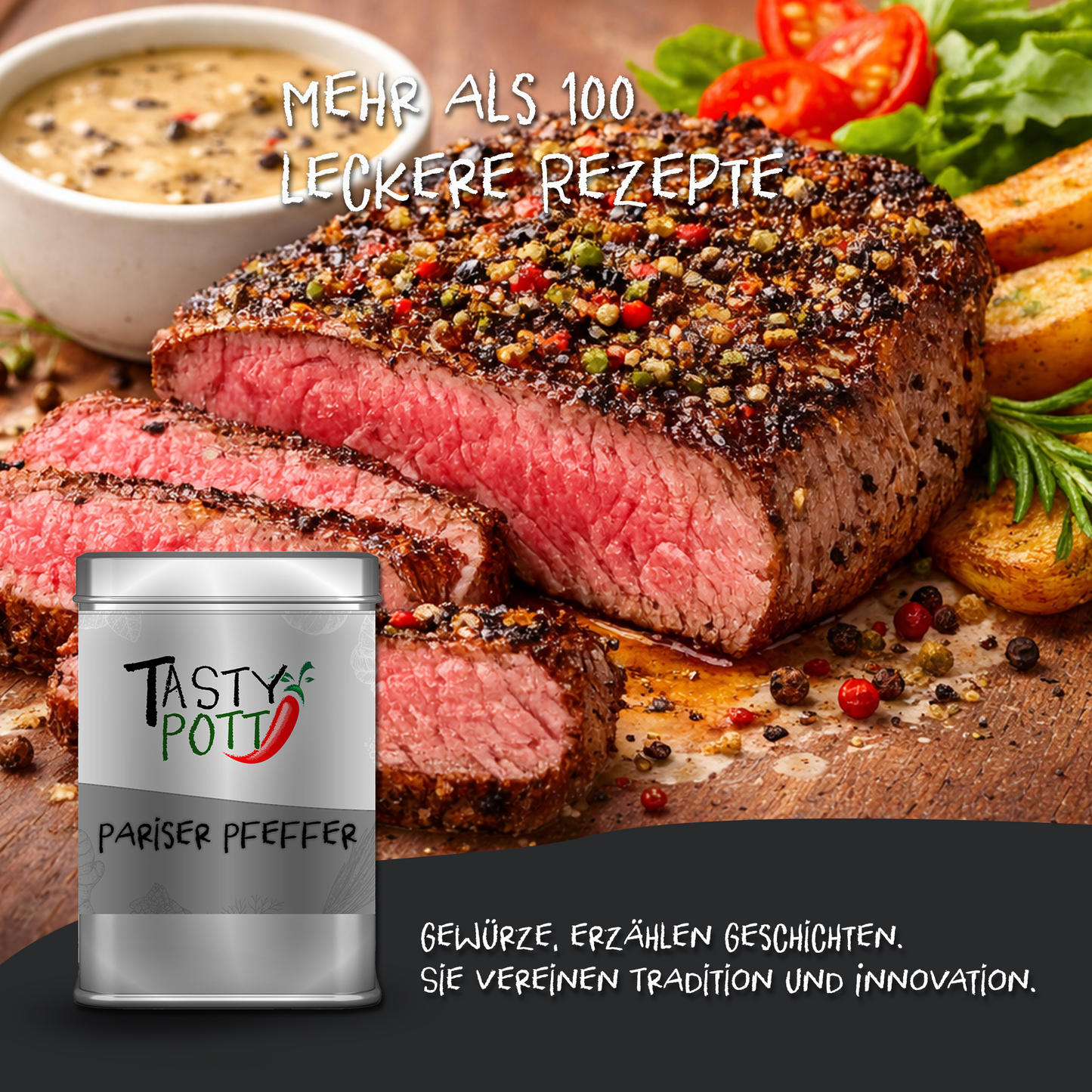 Tasty Pott Pariser Pfeffer Mix - im Beutel