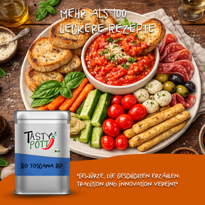 Tasty Pott Bio Toscana Dip - Gewürzmischung - 75g Dose