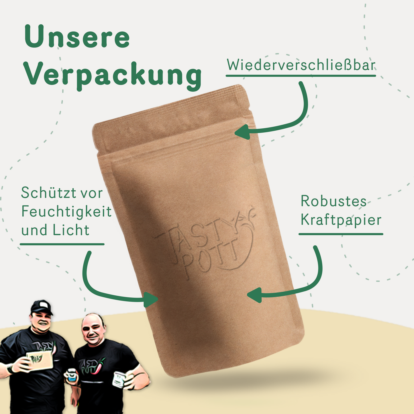 Tasty Pott Bio Bohnen schwarz - im Beutel