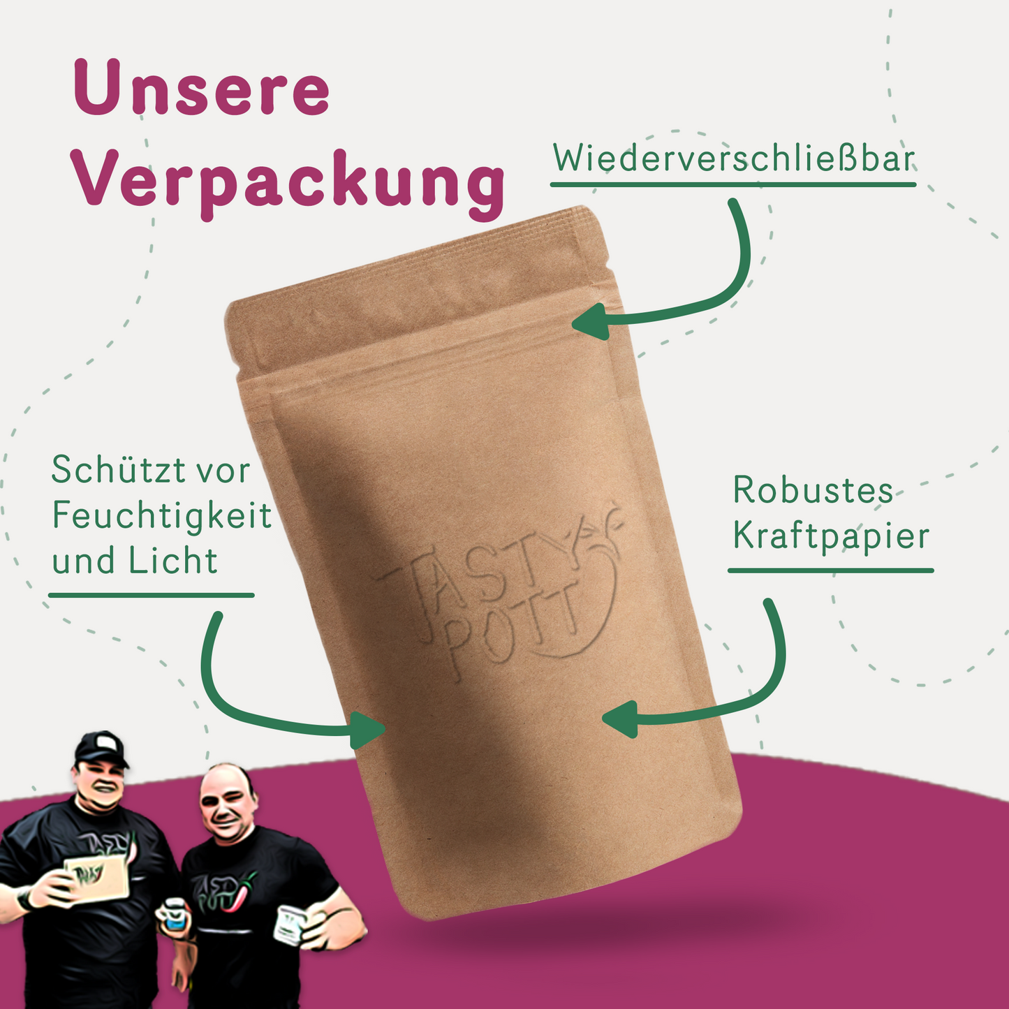 Tasty Pott Fruchtaufstrich Auswahl - Im Glas